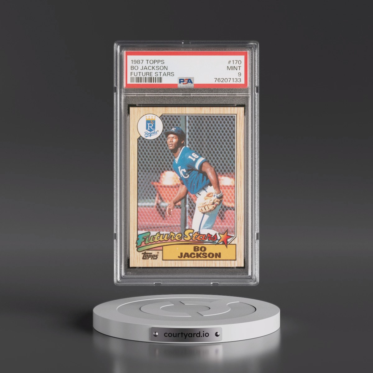 1987 Topps #170 Bo Jackson - Future Stars (PSA 9 MINT)