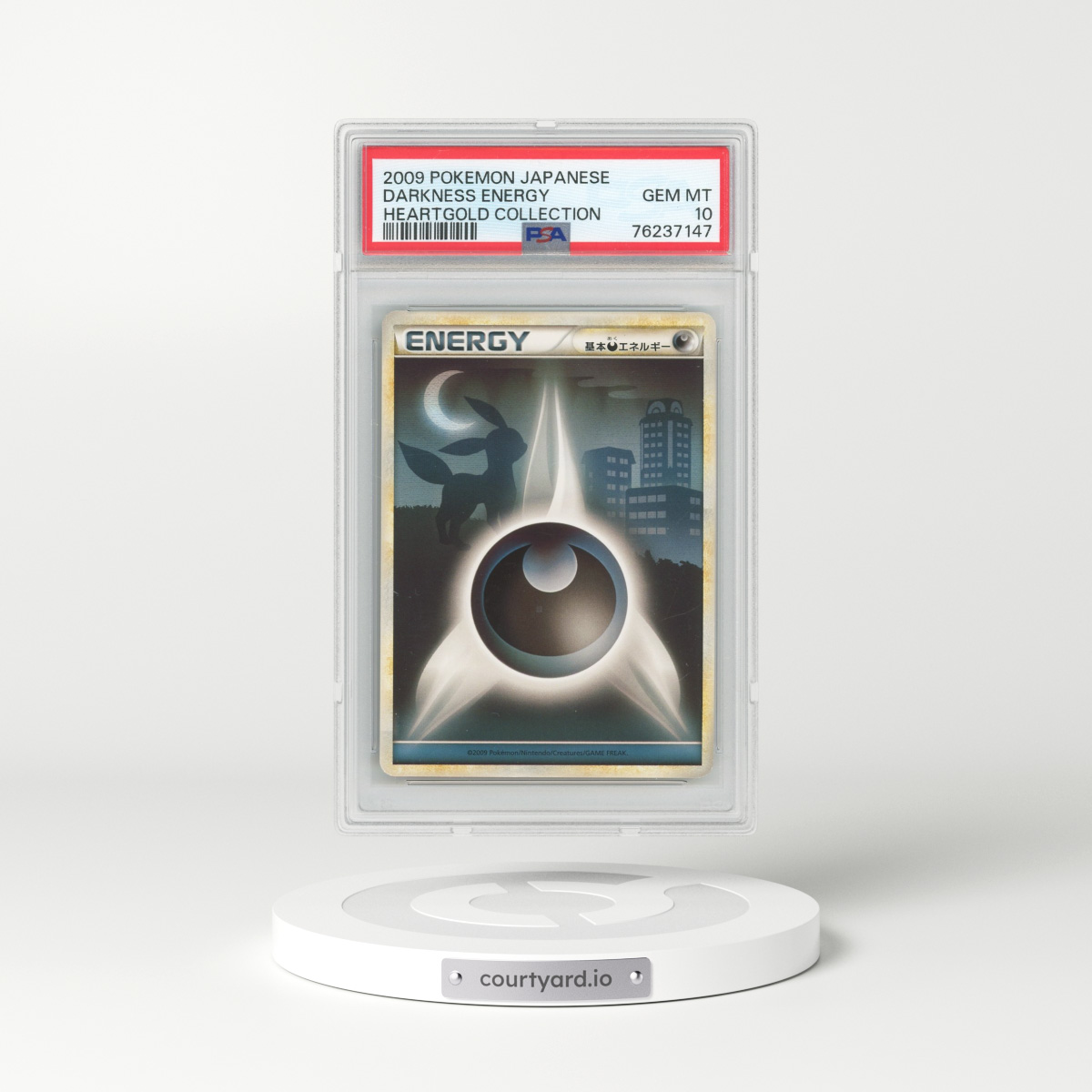 2009 Japanese Heartgold Collection Darkness Energy (PSA 10 GEM MINT)