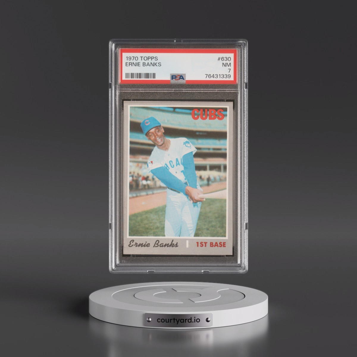 1970 Topps #630 Ernie Banks (PSA 7 NM)