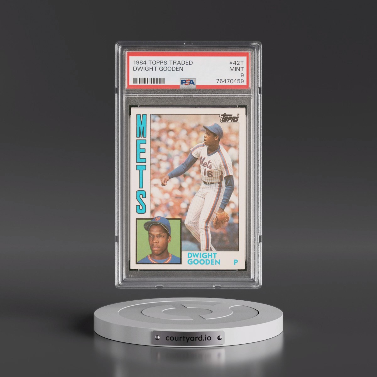 1984 Topps Traded #42T Dwight Gooden (PSA 9 MINT)