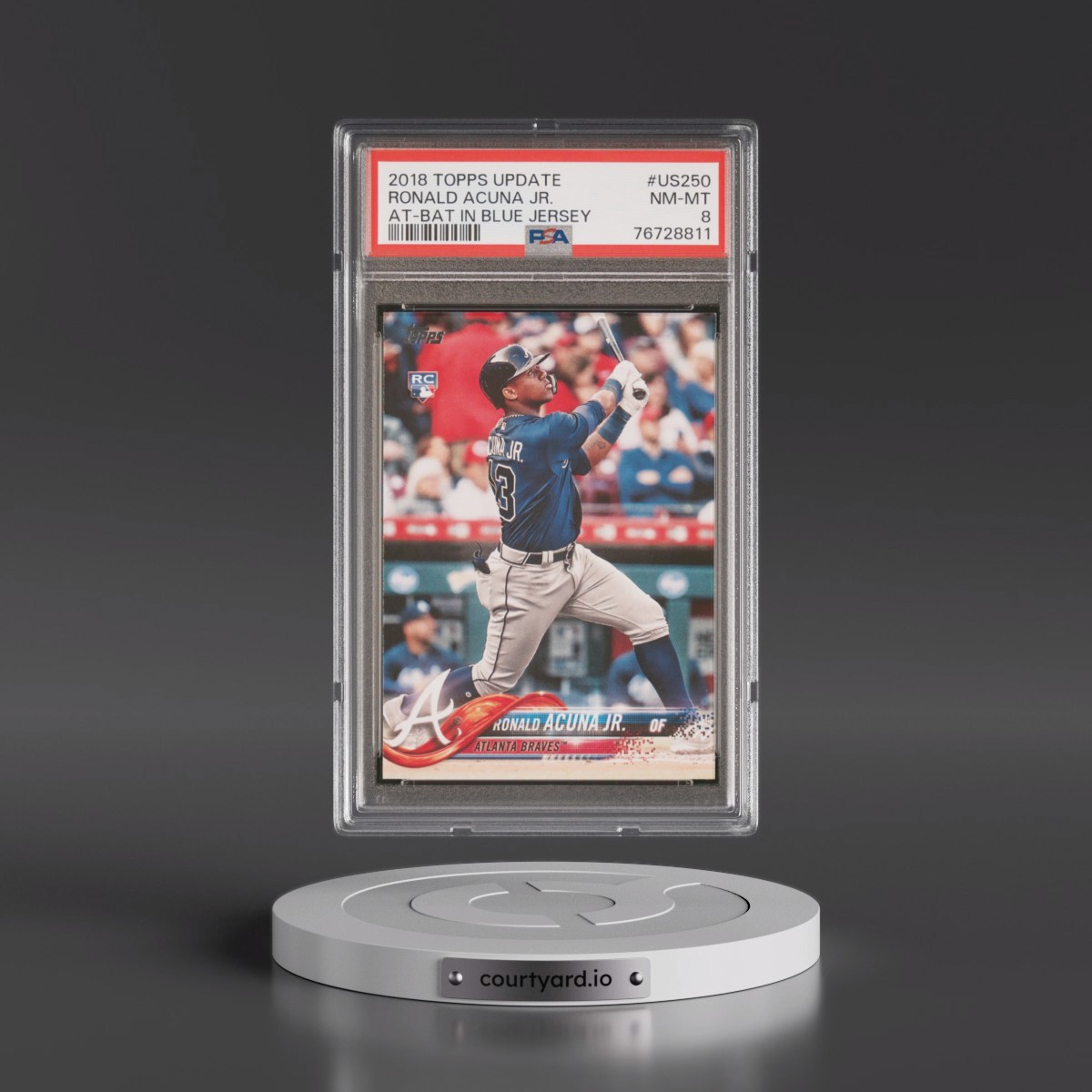 2018 Topps Update #US250 Ronald Acuna Jr. (PSA 8 NM-MT)