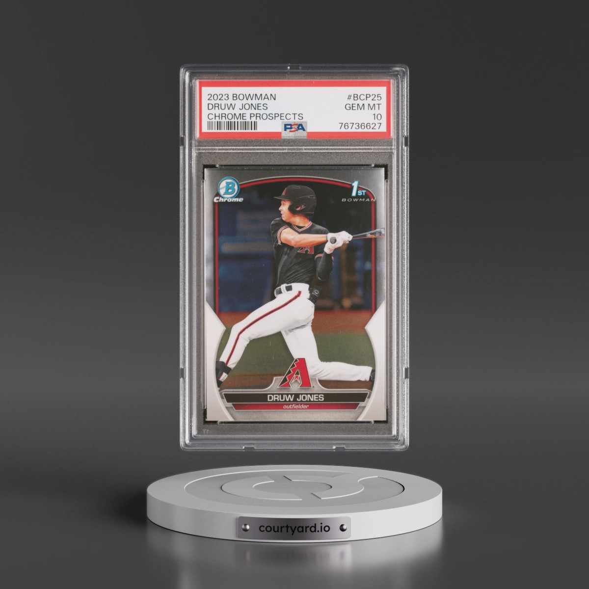 2023 Bowman Chrome Prospects #BCP25 Druw Jones (PSA 10 GEM MINT)