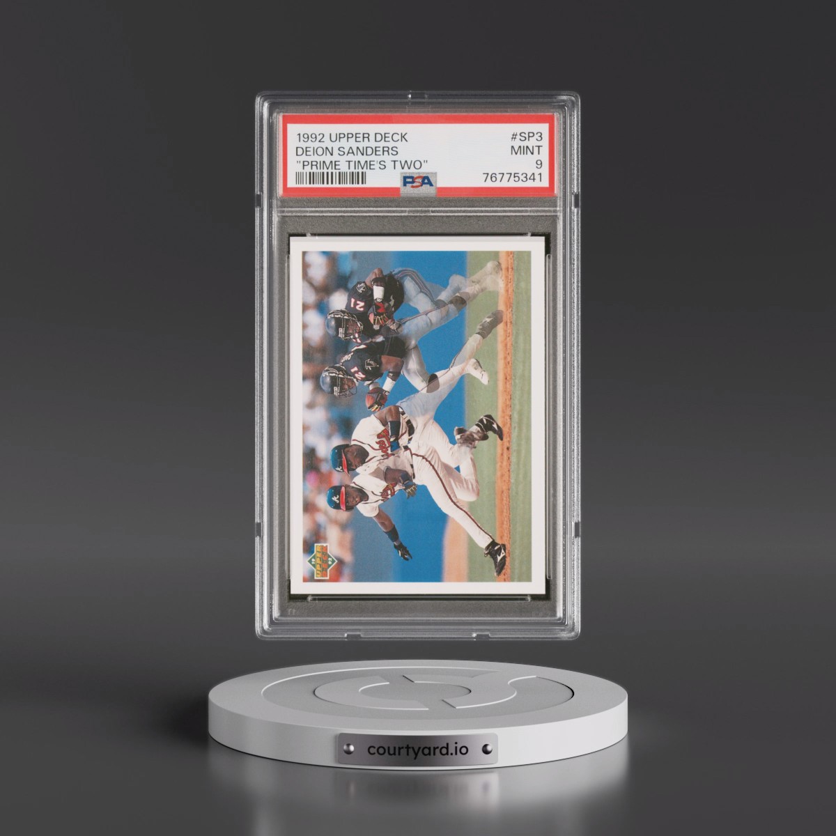 1992 Upper Deck #SP3 Deion Sanders - "Prime Time's Two" (PSA 9 MINT)