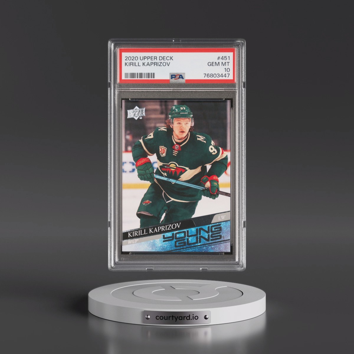 2020 Upper Deck Kirill Kaprizov #451 PSA 10