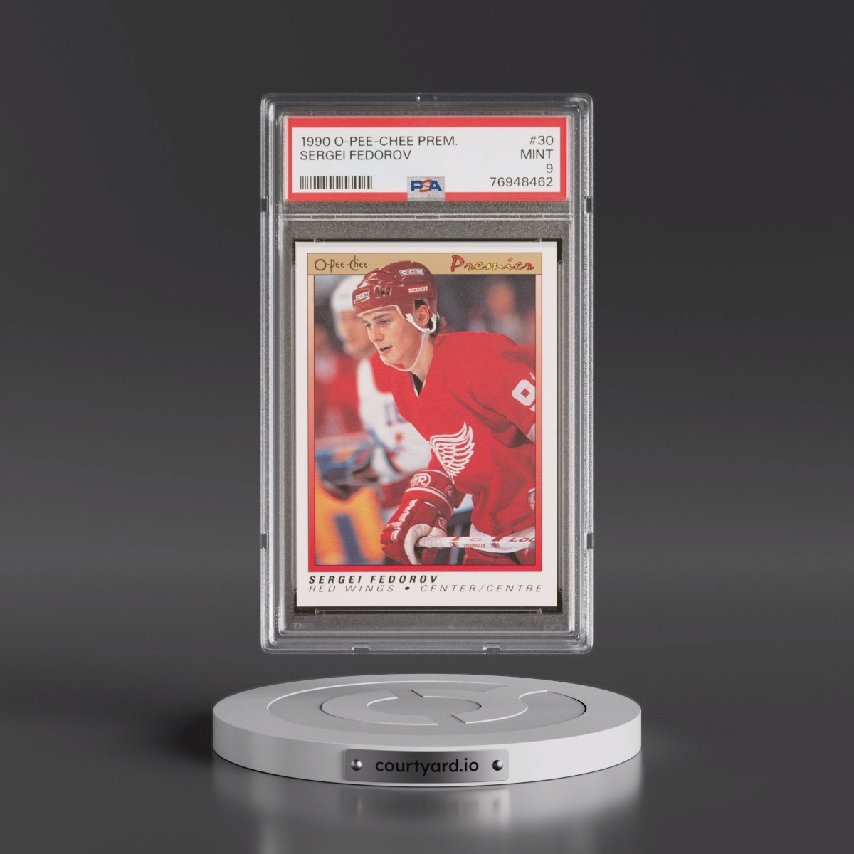 1990 O-Pee-Chee Premier Sergei Fedorov #30 PSA 9