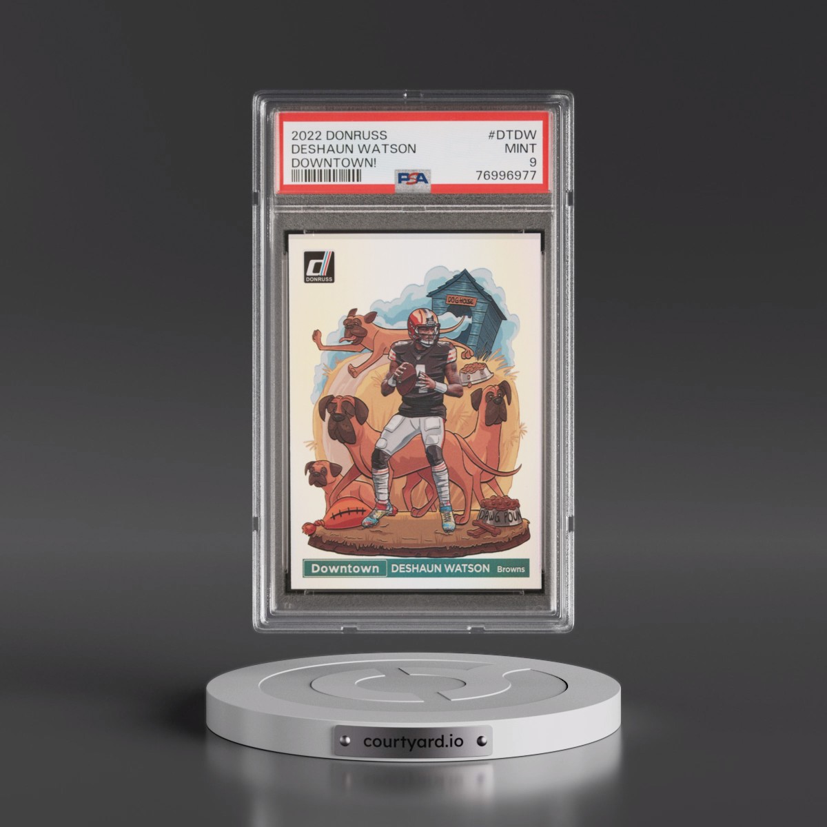 2022 Panini Donruss Downtown Deshaun Watson #DTDW PSA 9