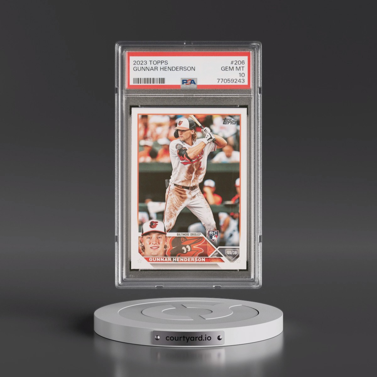 2023 Topps #206 Gunnar Henderson (PSA 10 GEM MINT)