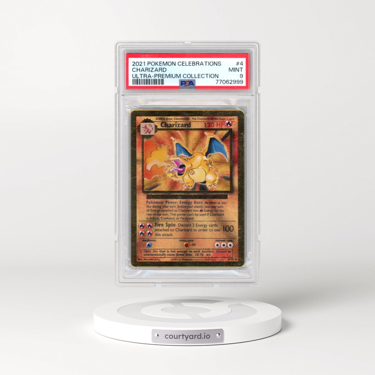 2021 Pokémon Celebrations Ultra-Premium Collection #4 Charizard (PSA 9 MINT)