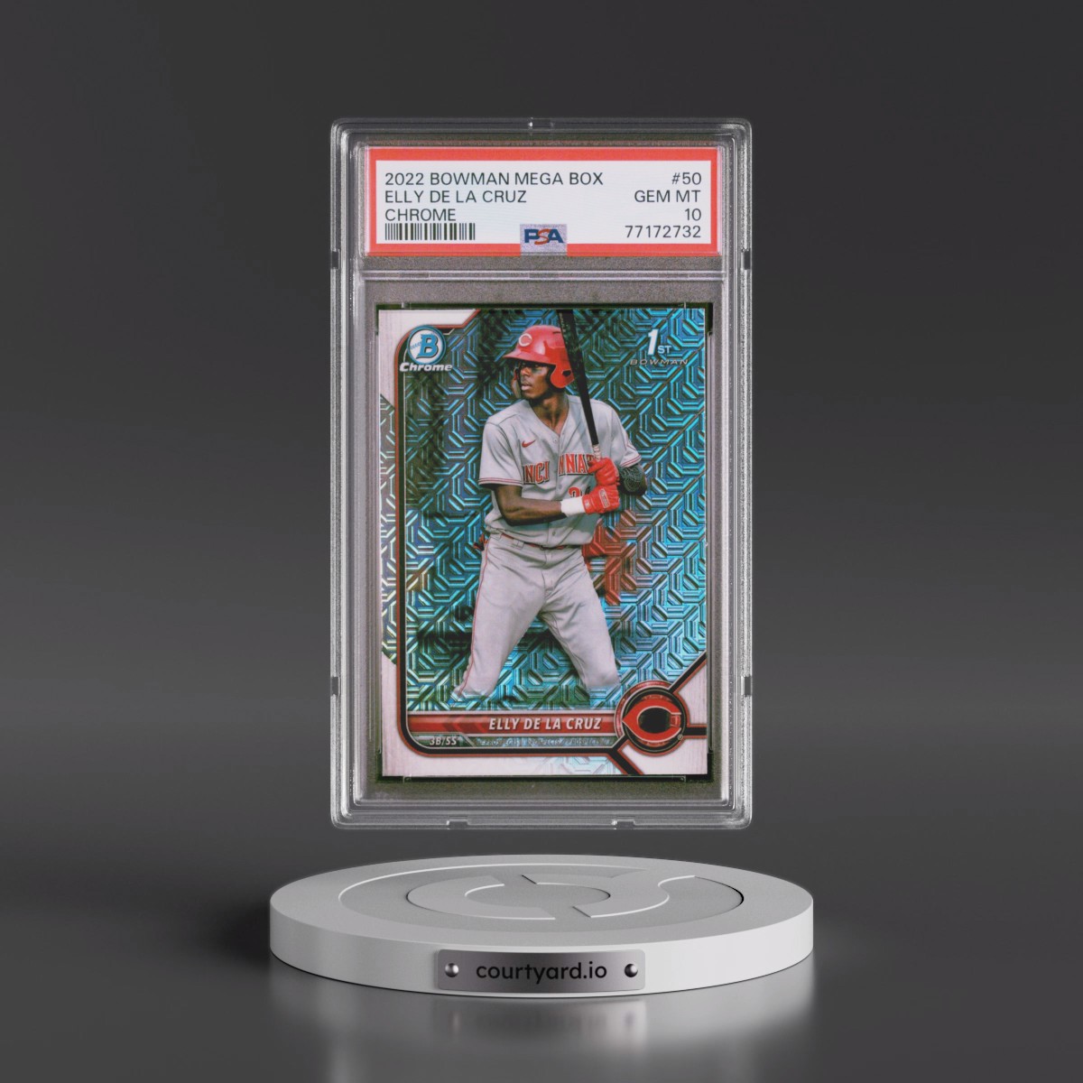 2022 Bowman Mega Box Chrome #50 Elly de La Cruz (PSA 10 GEM MINT)