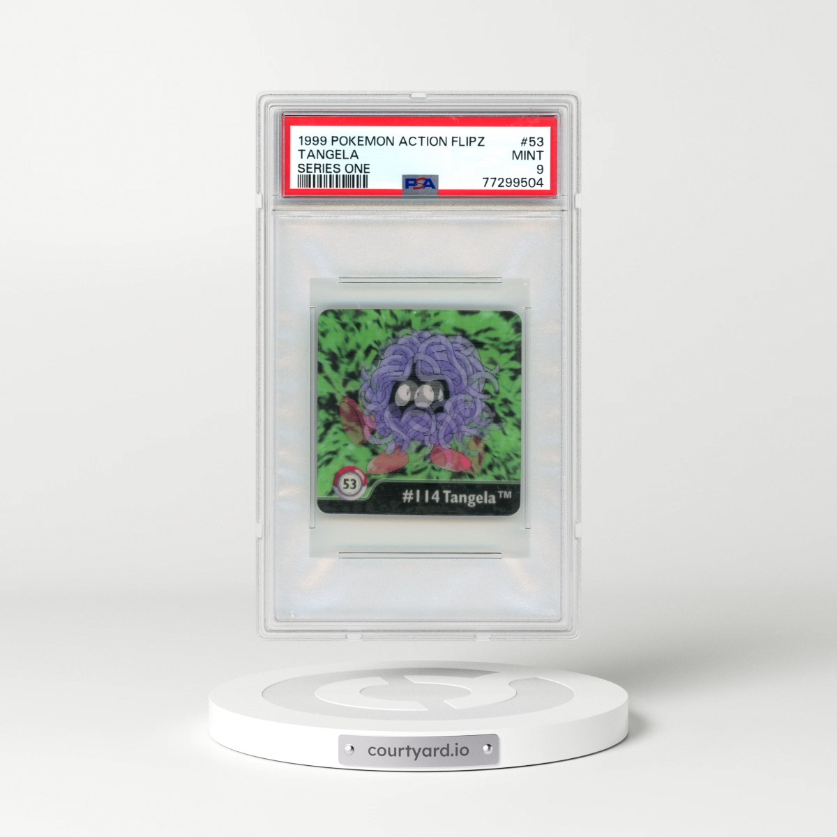 1999 Pokémon Action Flipz Series One #53 Tangela (PSA 9 MINT)