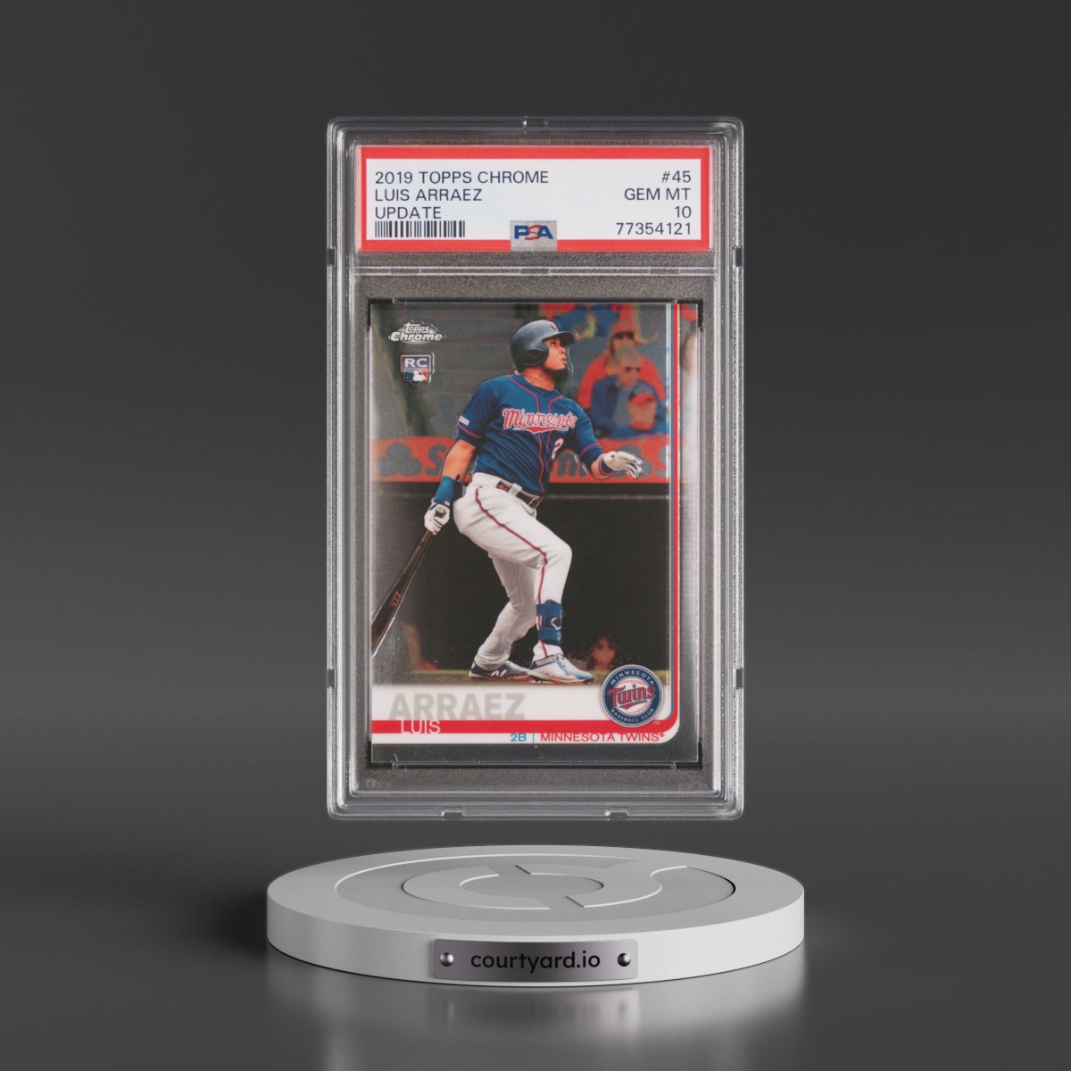 2019 Topps Chrome Update Luis Arraez #45 PSA 10