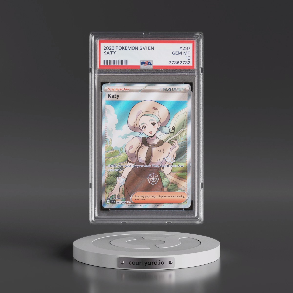 2023 Pokémon Svi EN-Scarlet & Violet #237 Katy - Ultra Rare (PSA 10 GEM MINT)