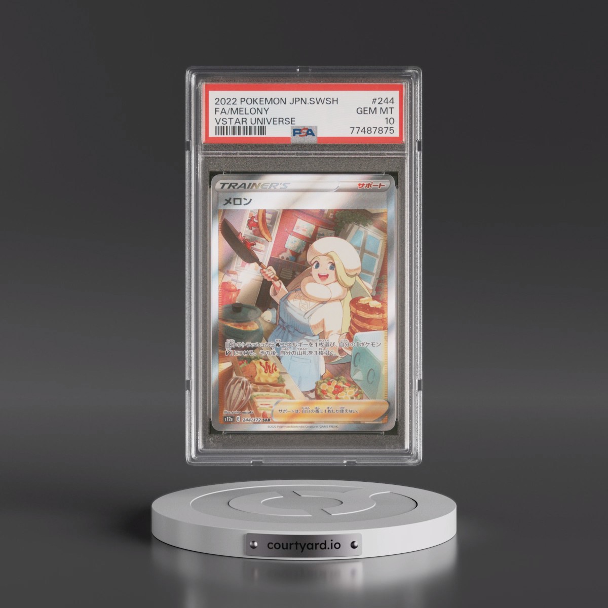 2022 Pokémon Sword & Shield Vstar Universe #244 Melony - Full Art (PSA 10 GEM MINT)