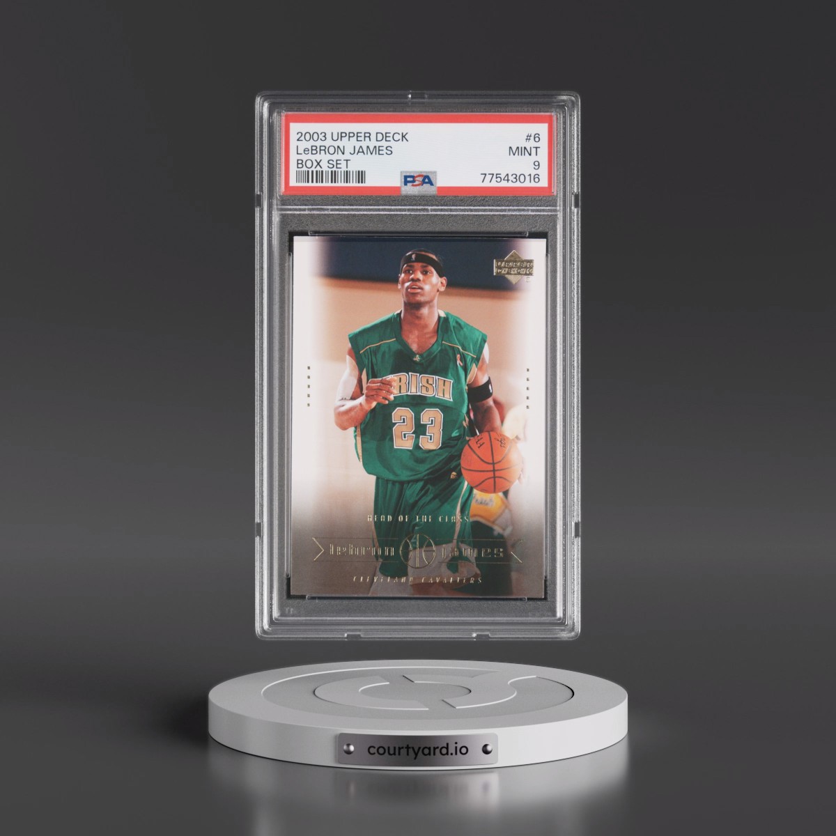 2003 Upper Deck Lebron James Box Set #6 LeBron James (PSA 9 MINT)