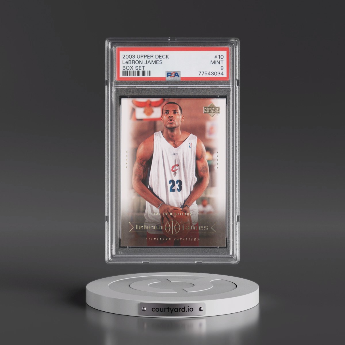 2003 Upper Deck Lebron James Box Set #10 LeBron James (PSA 9 MINT)