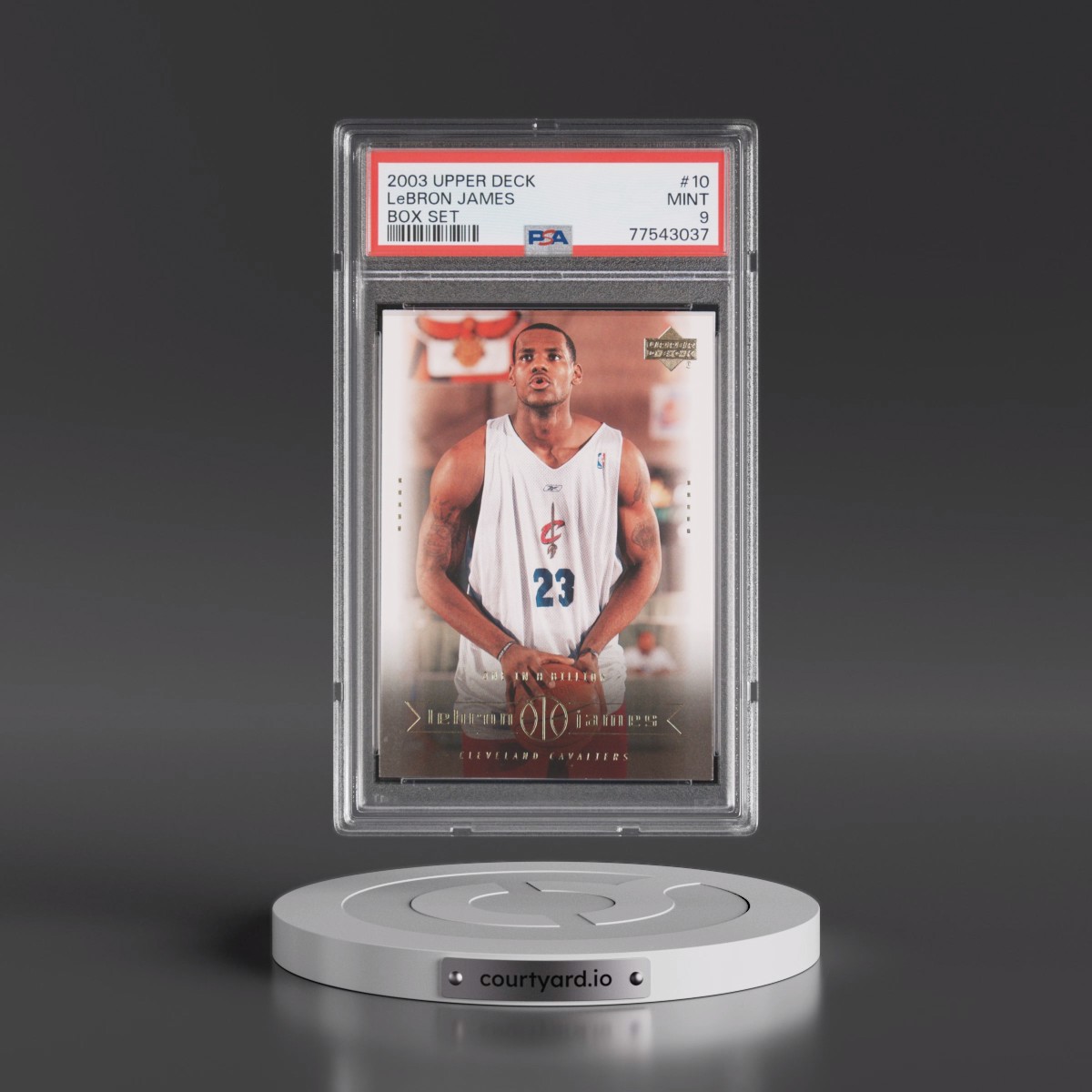 2003 Upper Deck Lebron James Box Set #10 LeBron James (PSA 9 MINT)