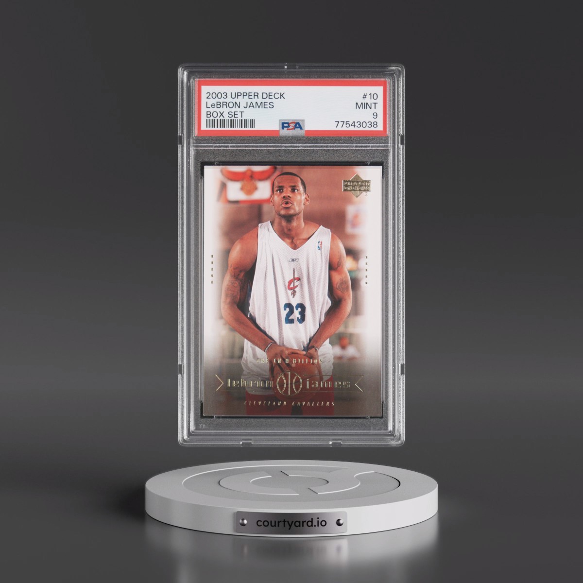 2003 Upper Deck Lebron James Box Set #10 LeBron James (PSA 9 MINT)