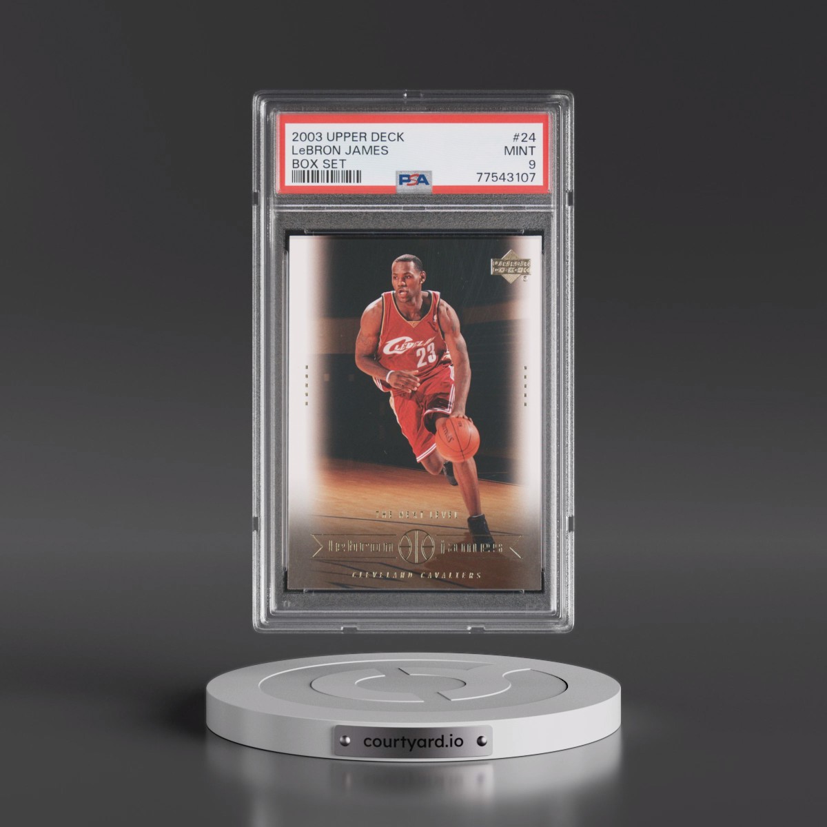 2003 Upper Deck Lebron James Box Set #24 LeBron James (PSA 9 MINT)