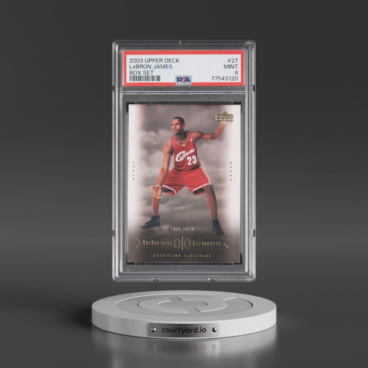 2003 Upper Deck Lebron James Box Set #27 LeBron James (PSA 9 MINT)