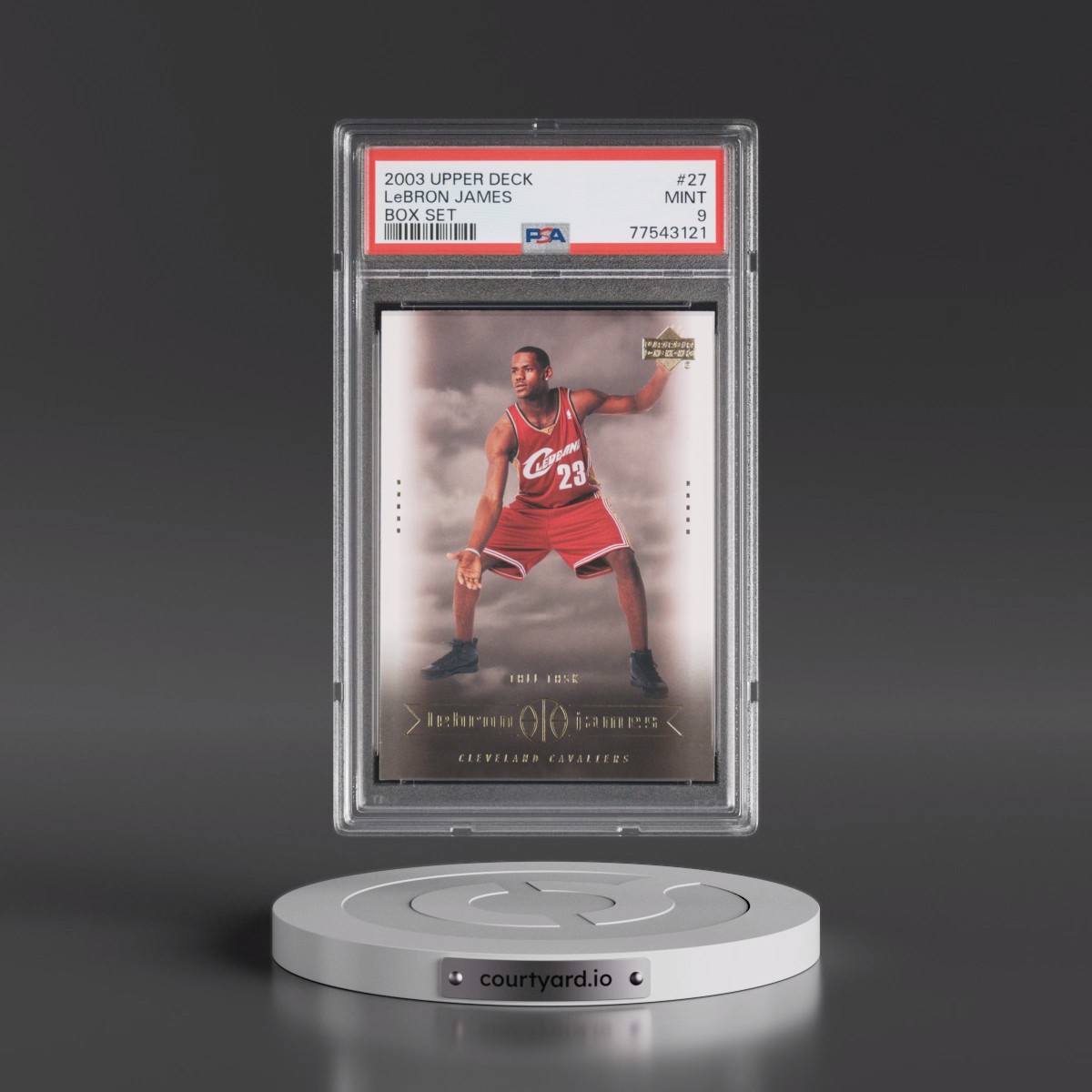 2003 Upper Deck Lebron James Box Set #27 LeBron James (PSA 9 MINT)