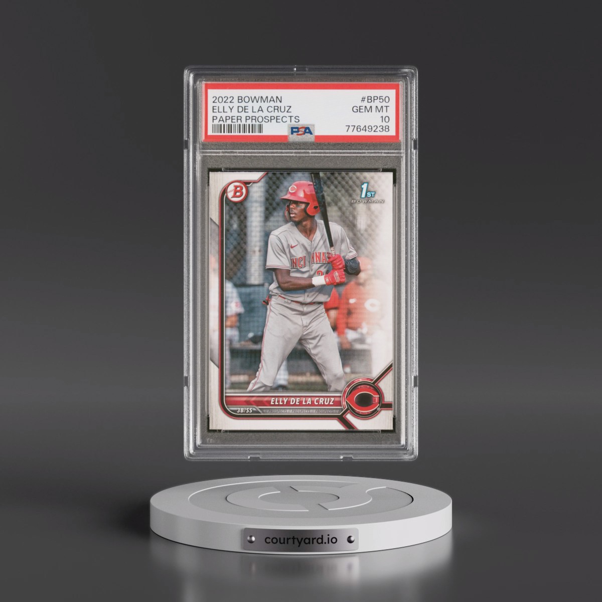 2022 Bowman Paper Prospects #BP50 Elly de La Cruz (PSA 10 GEM MINT)