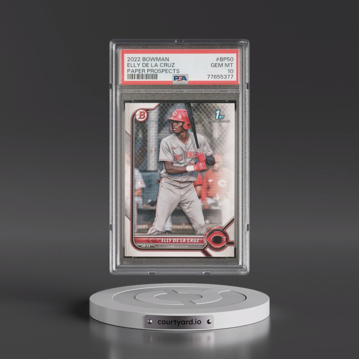 2022 Bowman Paper Prospects #BP50 Elly de La Cruz (PSA 10 GEM MINT)