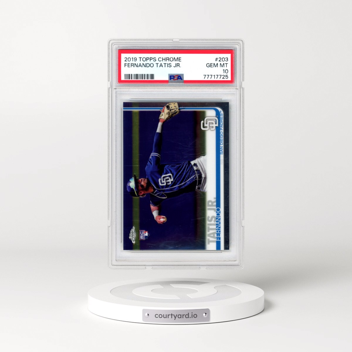 2019 Topps Chrome #203 Fernando Tatis Jr. (PSA 10 GEM MINT)