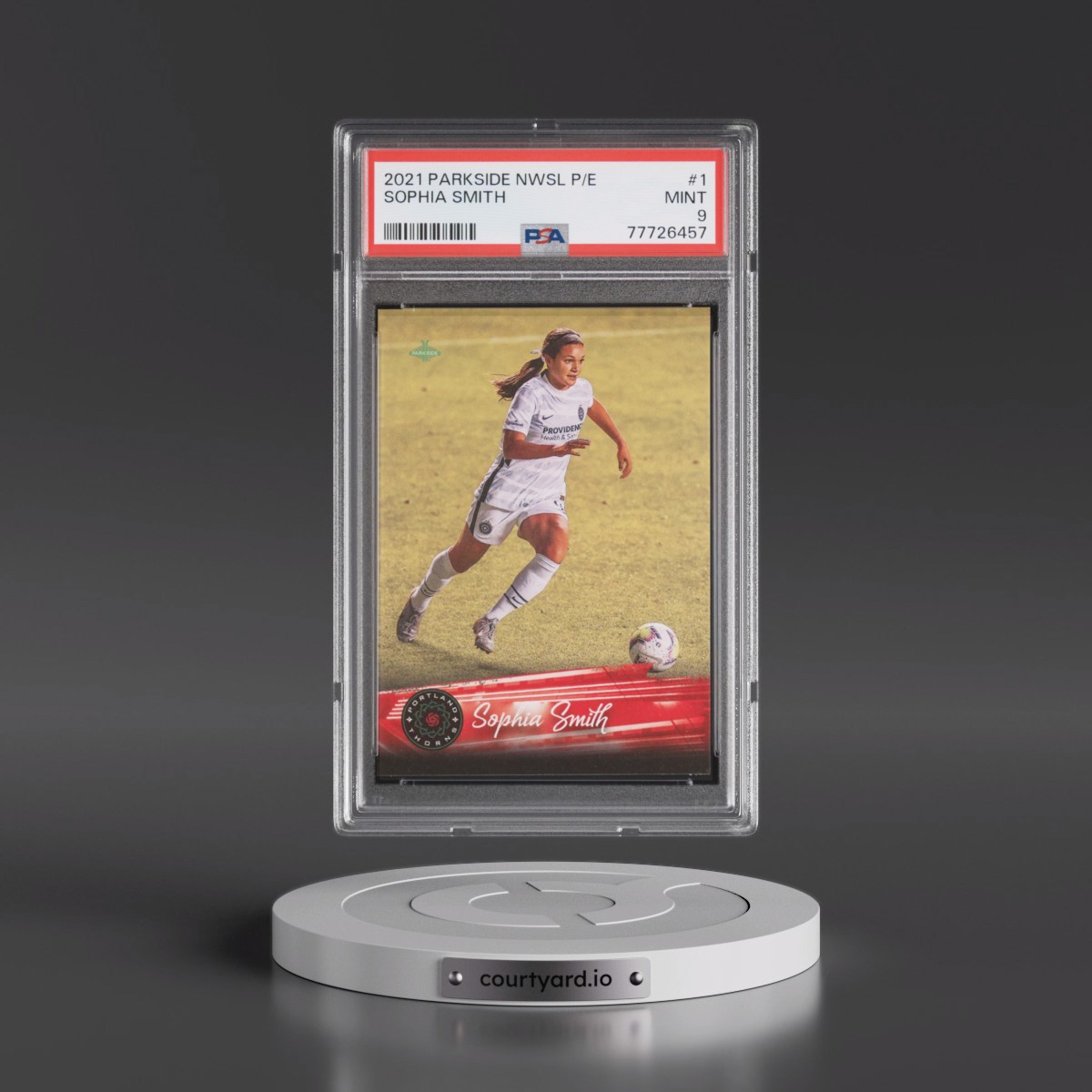 2021 Parkside Nwsl Premier Edition #1 Sophia Smith (PSA 9 MINT)