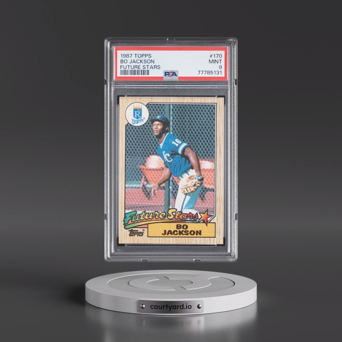 1987 Topps #170 Bo Jackson - Future Stars (PSA 9 MINT)