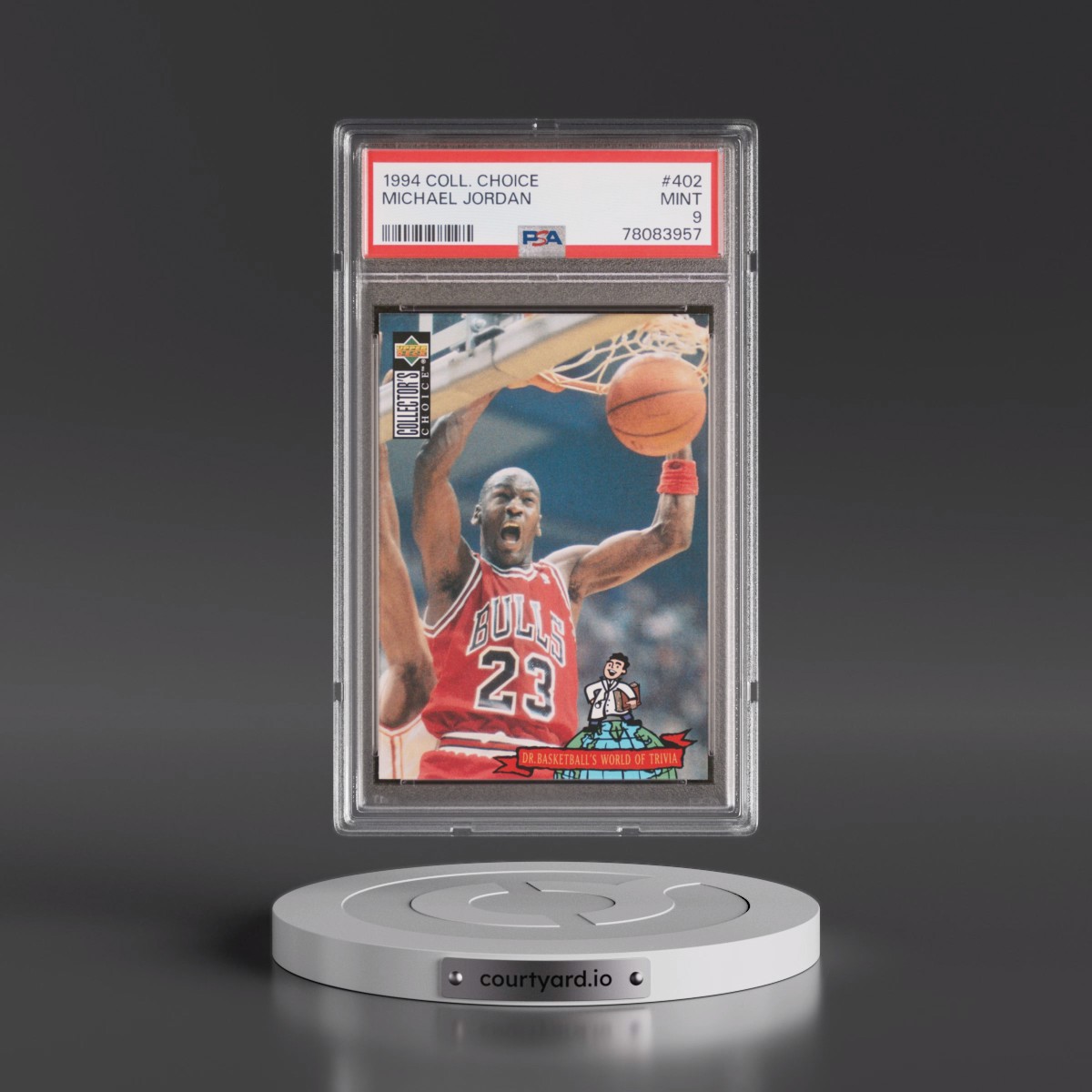 1994 Collector's Choice Michael Jordan #402 PSA 9