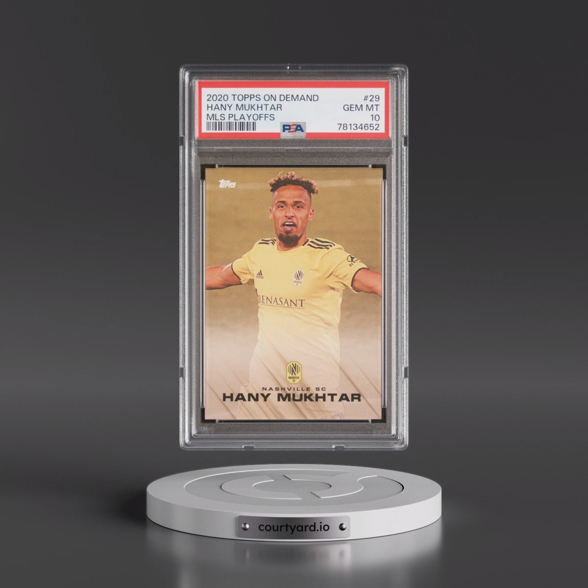 2020 Topps on Demand MLS Playoffs #29 Hany Mukhtar (PSA 10 GEM MINT)