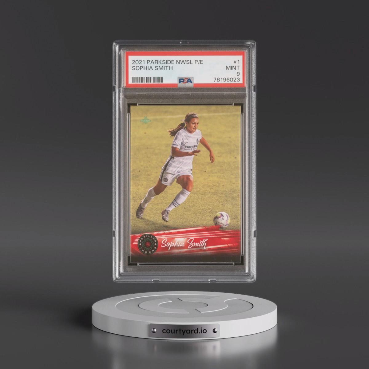 2021 Parkside Nwsl Premier Edition #1 Sophia Smith (PSA 9 MINT)