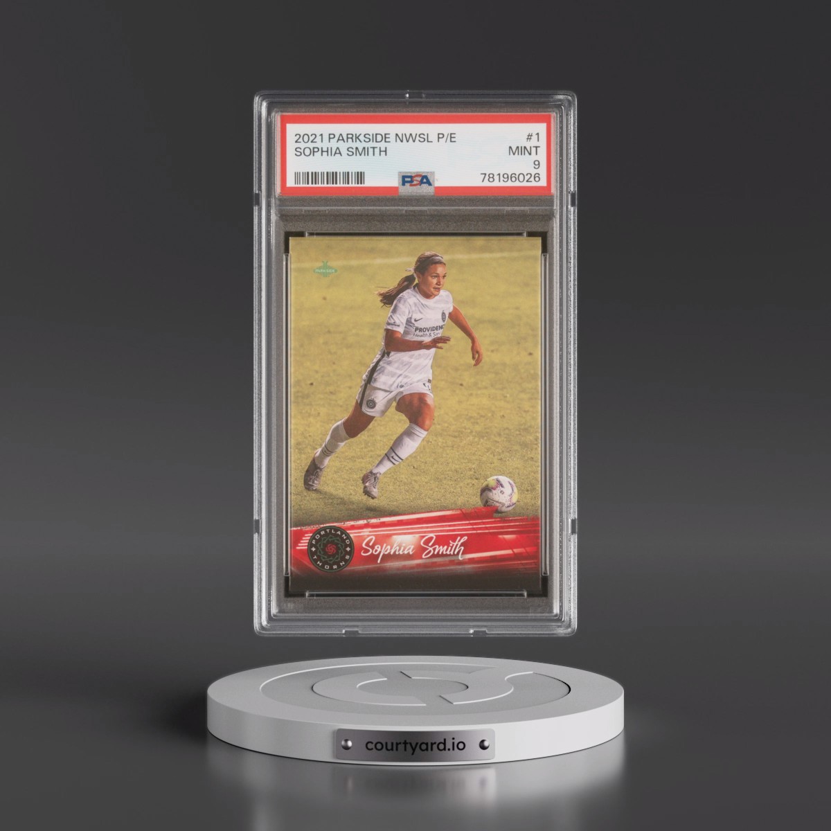 2021 Parkside Nwsl Premier Edition #1 Sophia Smith (PSA 9 MINT)