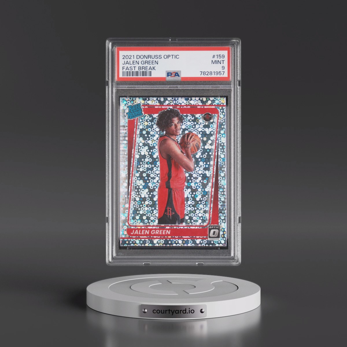 2021 Panini Donruss Optic Jalen Green - Fast Break #159 PSA 9