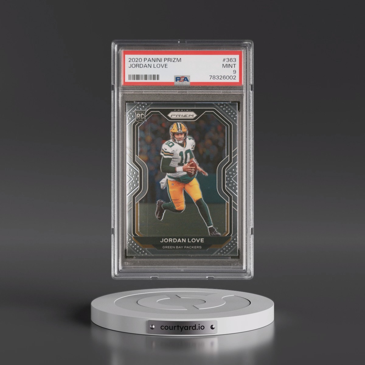 2020 Panini Prizm #363 Jordan Love (PSA 9 MINT)
