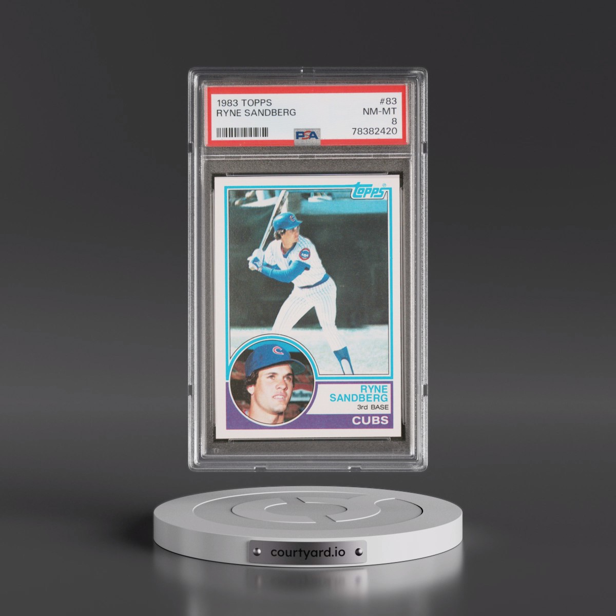 1983 Topps #83 Ryne Sandberg (PSA 8 NM-MT)