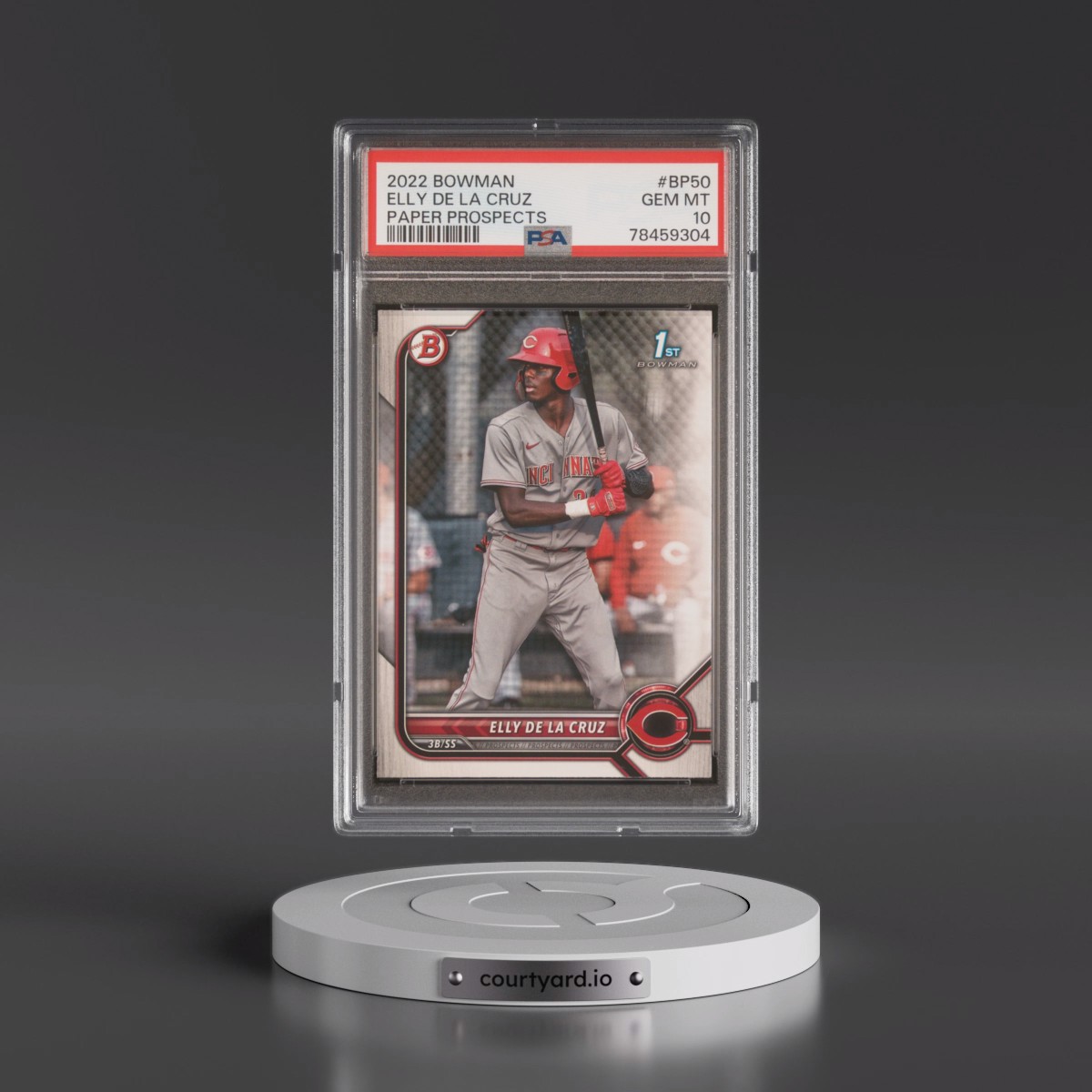 2022 Bowman Paper Prospects #BP50 Elly de La Cruz (PSA 10 GEM MINT)