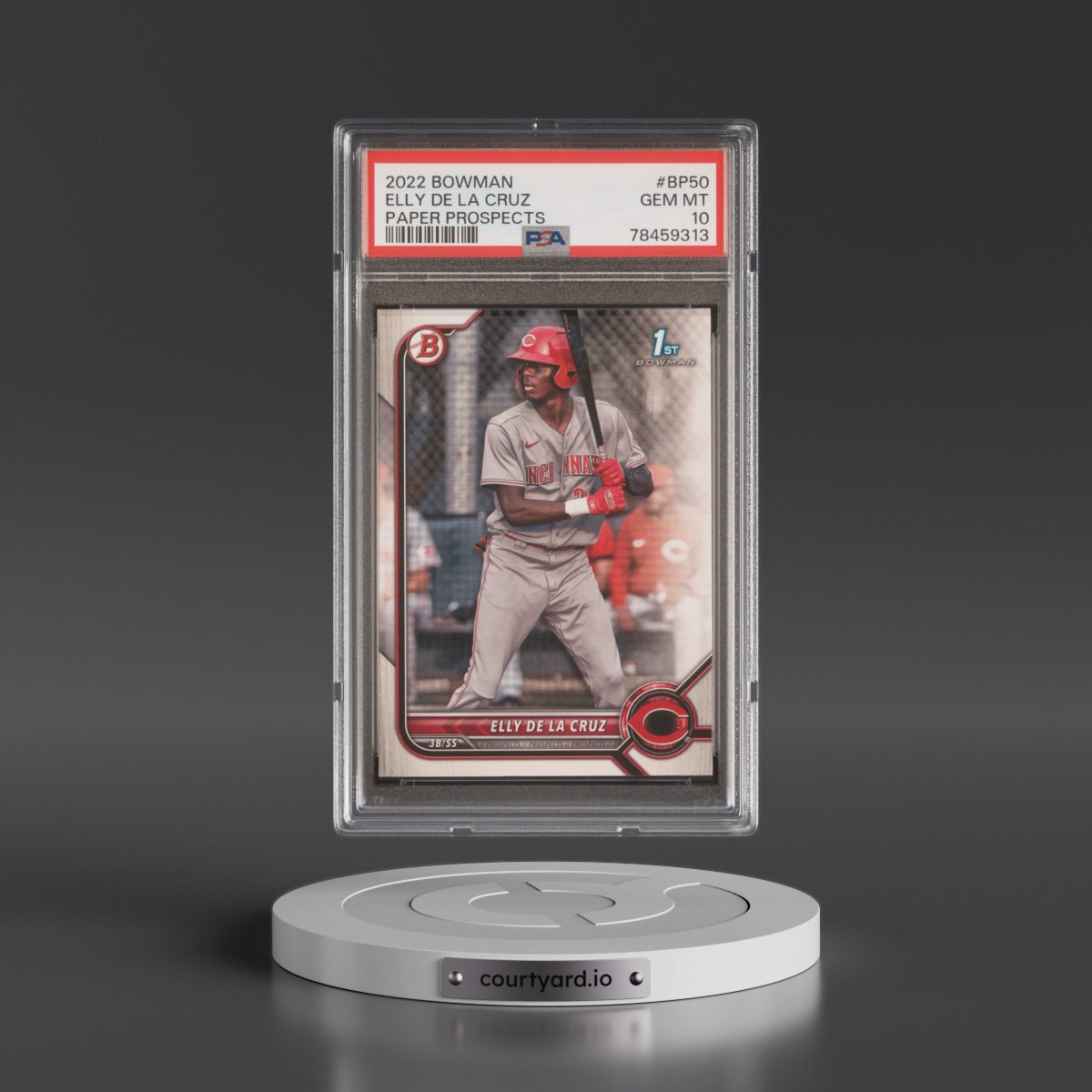 2022 Bowman Paper Prospects #BP50 Elly de La Cruz (PSA 10 GEM MINT)
