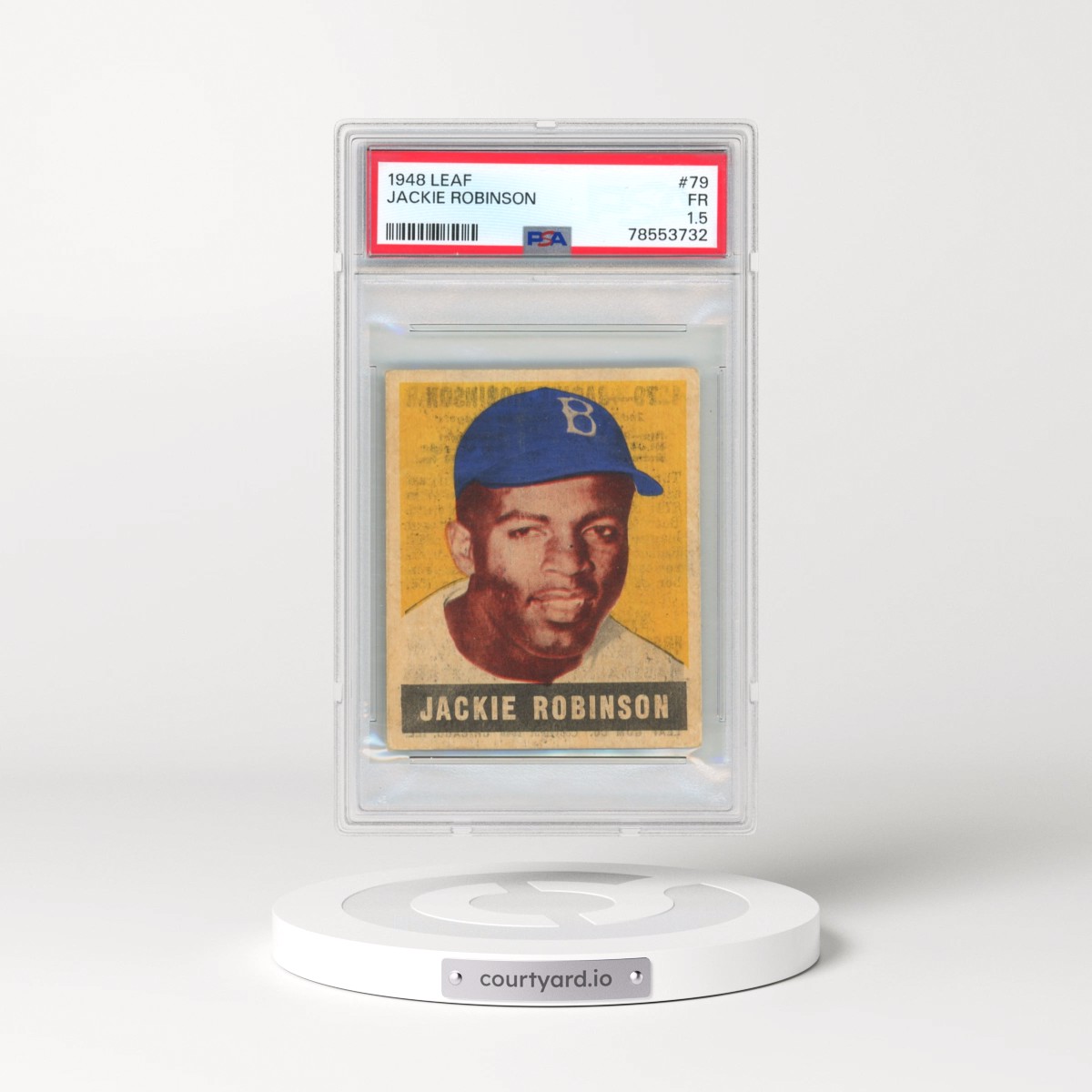 1948 Leaf #79 Jackie Robinson (PSA 1.5 FR)