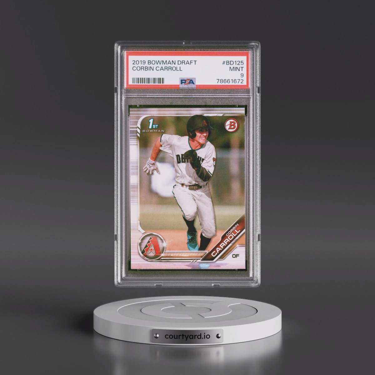 2019 Bowman Draft #BD125 Corbin Carroll (PSA 9 MINT)