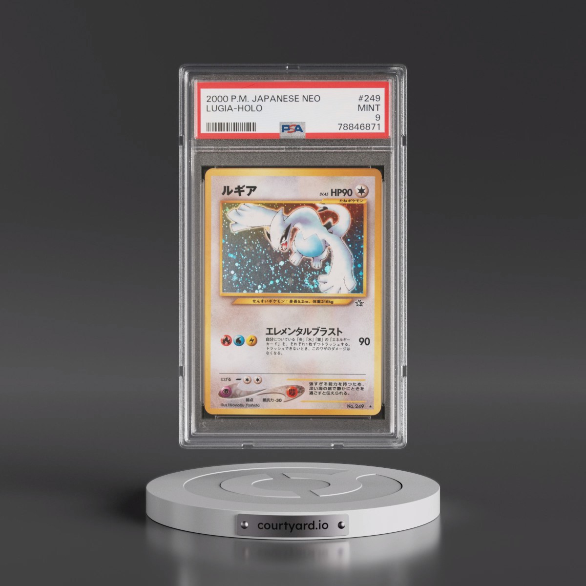 2000 Pokémon Neo #249 Lugia - Holo (PSA 9 MINT)