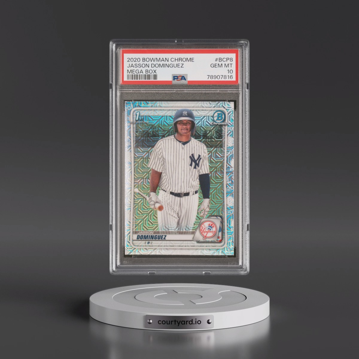 2020 Bowman Chrome Mega Box #BCP8 Jasson Dominguez (PSA 10 GEM MINT)