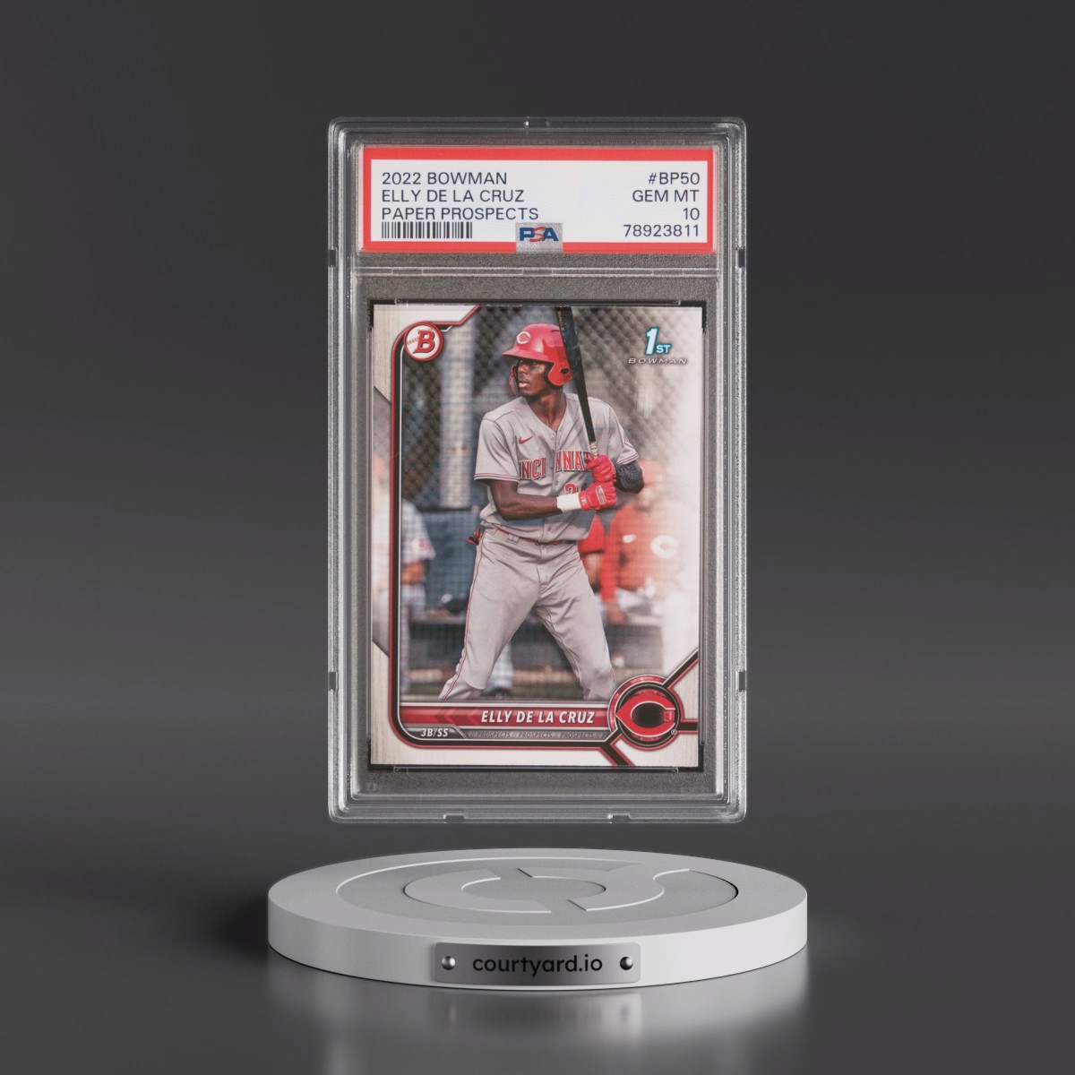 2022 Bowman Paper Prospects #BP50 Elly de La Cruz (PSA 10 GEM MINT)