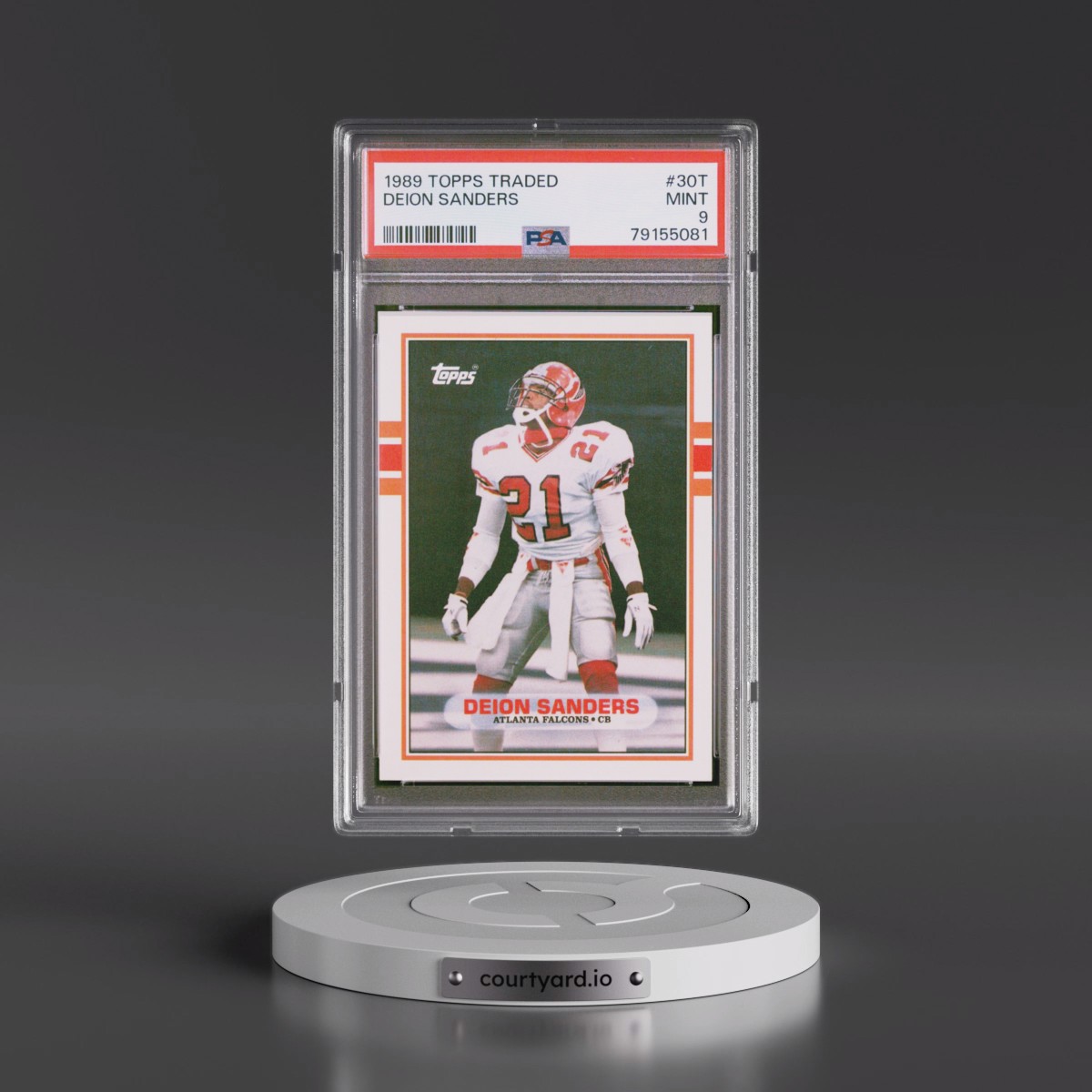 1989 Topps Traded Deion Sanders #30T PSA 9