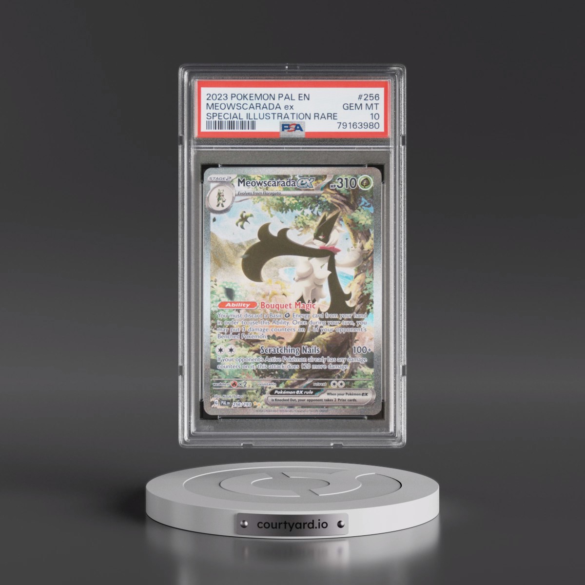 2023 Pokémon Pal EN-Paldea Evolved #256 Meowscarada EX - Holo Special Illustration Rare (PSA 10 GEM MINT)