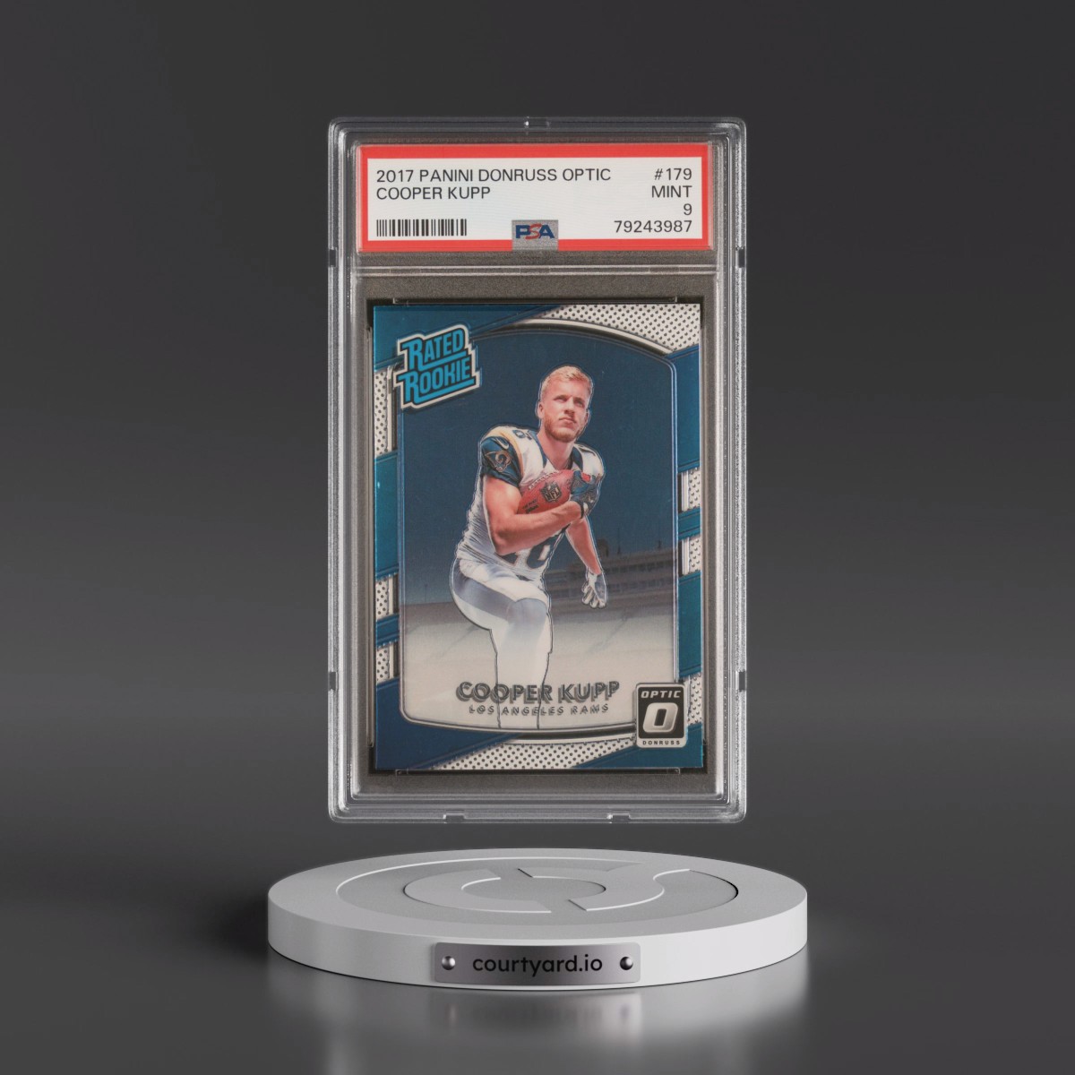 2017 Panini Donruss Optic #179 Cooper Kupp (PSA 9 MINT)