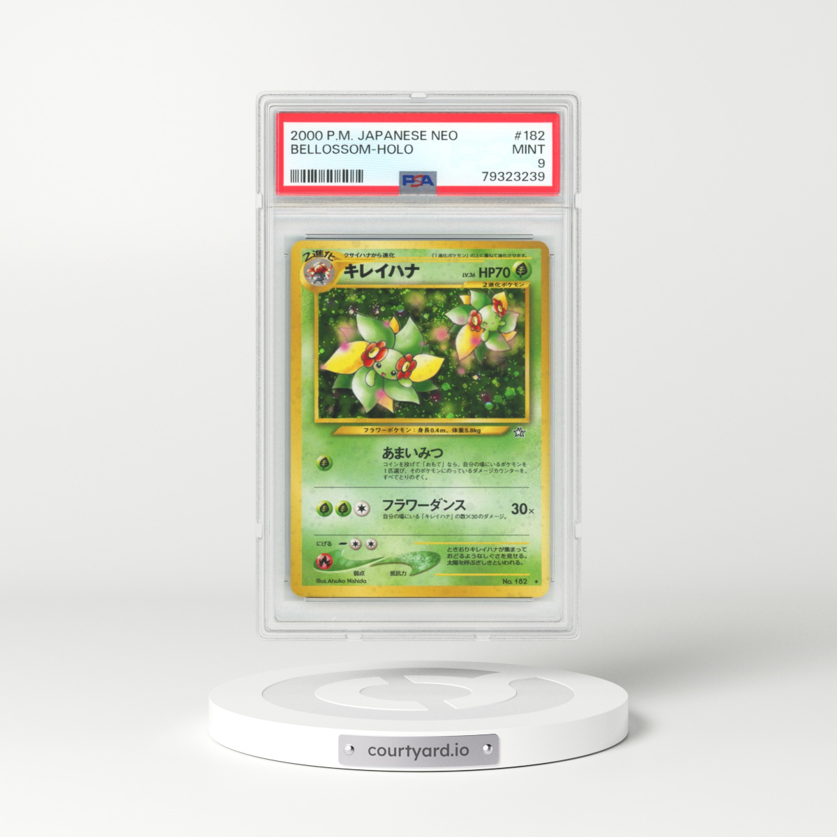 2000 Japanese Neo #182 Bellossom - Holo (PSA 9 MINT)