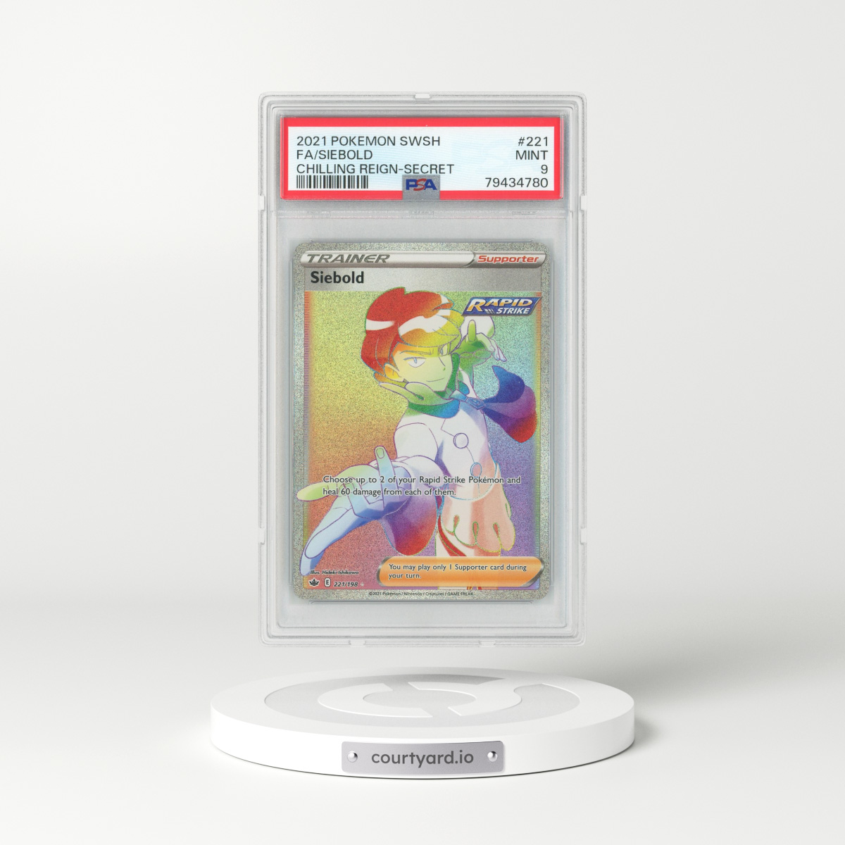 2021 Chilling Reign #221 Siebold (PSA 9 MINT)