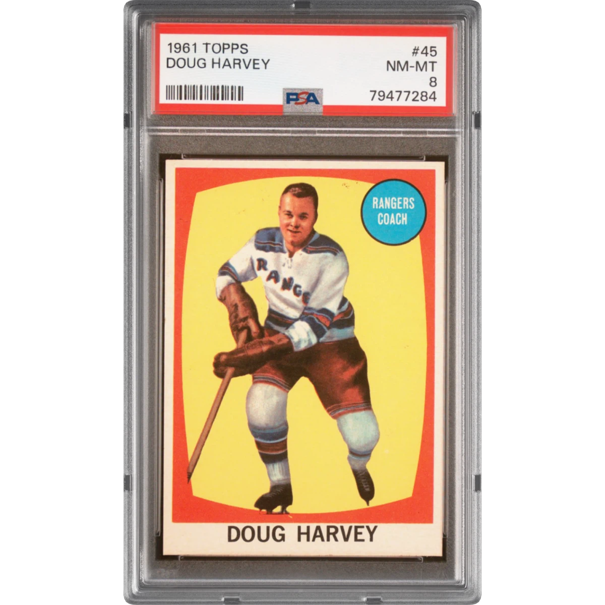 1961 Topps #45 Doug Harvey (PSA 8 NM-MT)