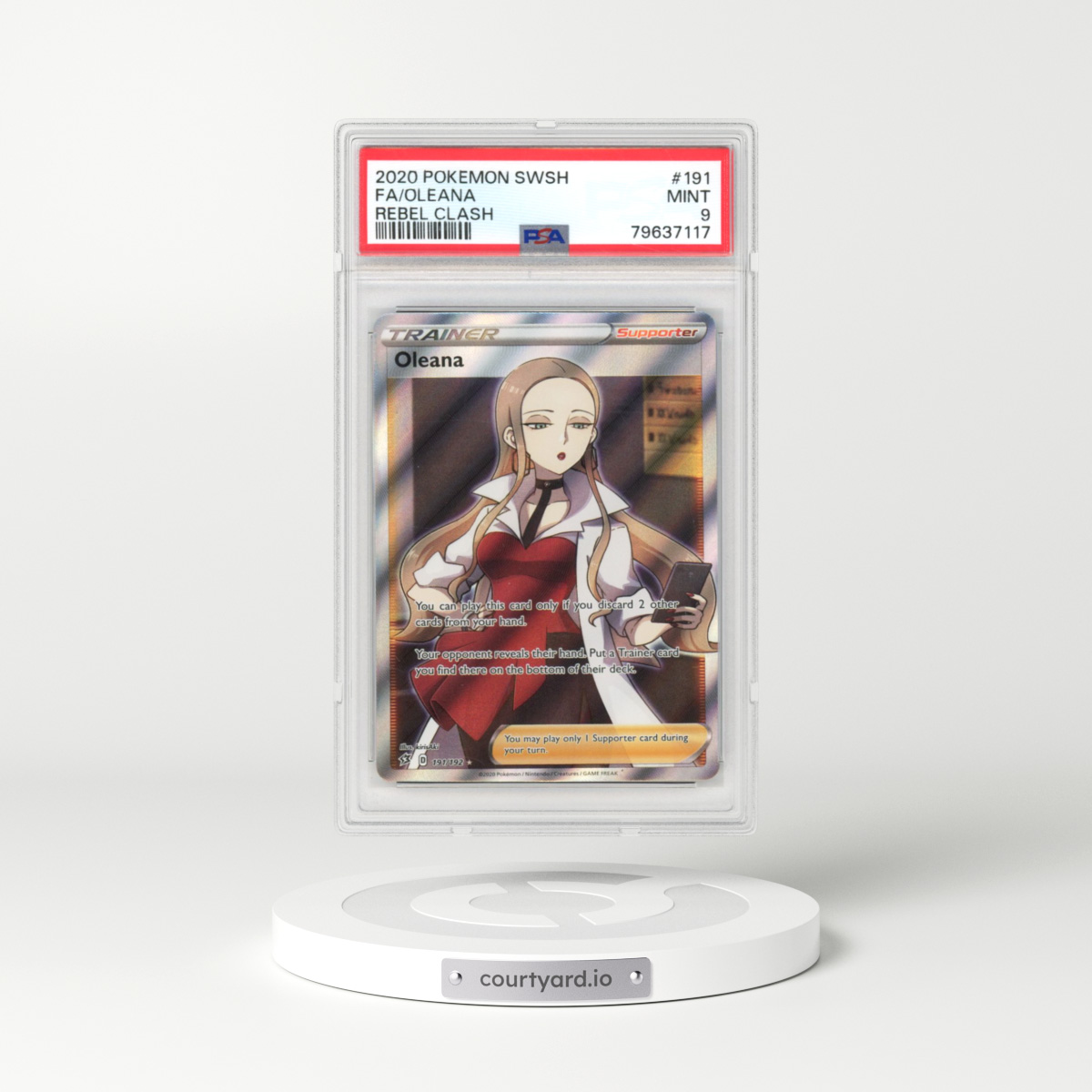 2020 Rebel Clash #191 Oleana (PSA 9 MINT)